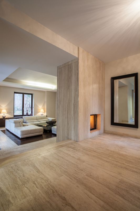 Travertine Floor Installation